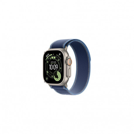 Apple Watch Ultra 3 GPS + Cellular 49mm Natural Titanium Case with Blue/Bright Blue Trail Loop - S/M