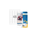 HERMA Security labels A4 45.7x21.2 mm white extra strong adhesion film matt 1200 pcs.