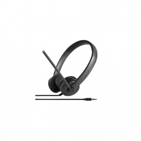 Lenovo Stereo Analog Headset Wired Head-band Office/Call center Black