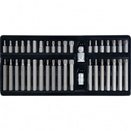 Screwdriver Bit Set/Hex, Torx, Spline/40Pc YT-0400 YATO