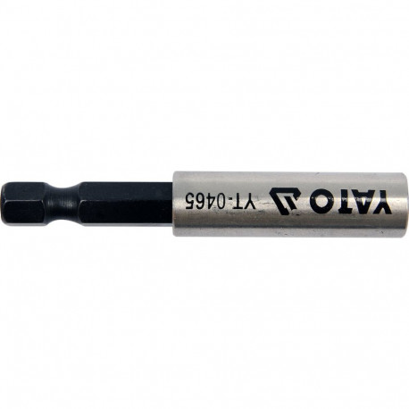 Yato YT-0465 Screwdriver Bit Holder, 1/4", 60mm, magnetic, stainless steel, hexagonal