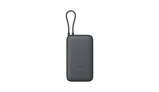 Xiaomi Power Bank 20000mAh (Integrated Cable) | 20000 mAh | Dark Gray