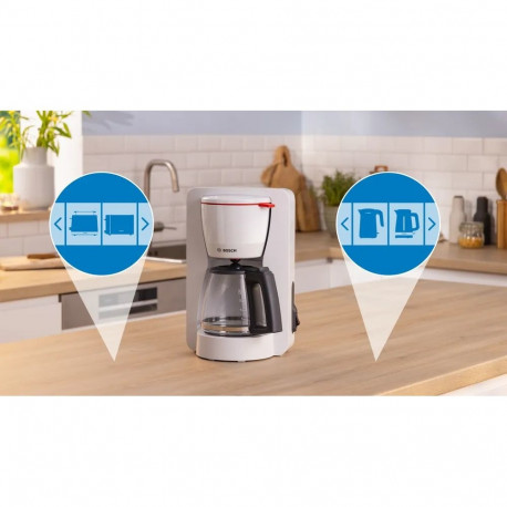 Bosch Coffee Maker | TKA2M111 MyMoment | Drip | 1200 W | White