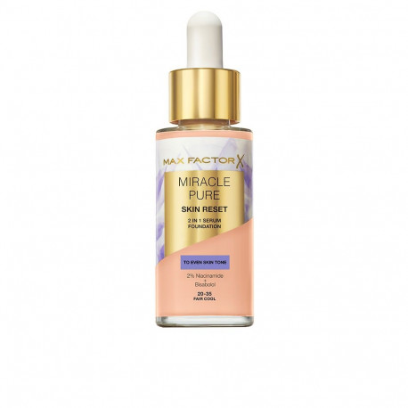 MAX FACTOR MIRACLE PURE sérum renovador 2 en 1 #Fair Cool 30 ml