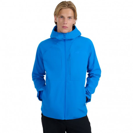 Kurtka męska softshell 4F M503 niebieska 4FWAW25TSOFM503 33S M