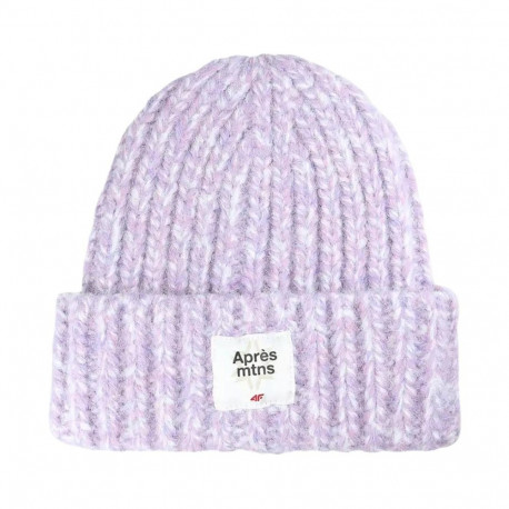Czapka damska 4F F572 fiolet melanż 4FWAW25ACAPF572 51M