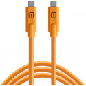 Tether Tools Pro cable USB-C - USB-C 4,6m, orange