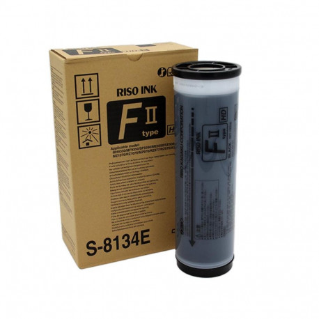 Ink Cartridge - Riso MZ970 RZ1070 2x1000ml S-6870E S-8134E Black