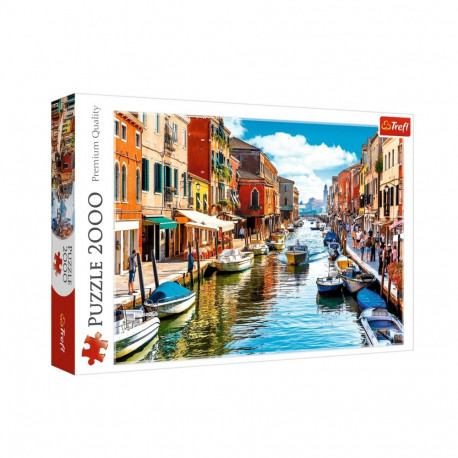Puzzle - 2000 - Murano saar - Veneetsia - Trefl 27110