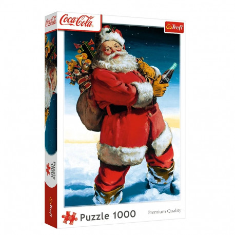 Puzzle - 1000 XMAS - Coca-Cola: Mikołaj na śniegu - Trefl 10923