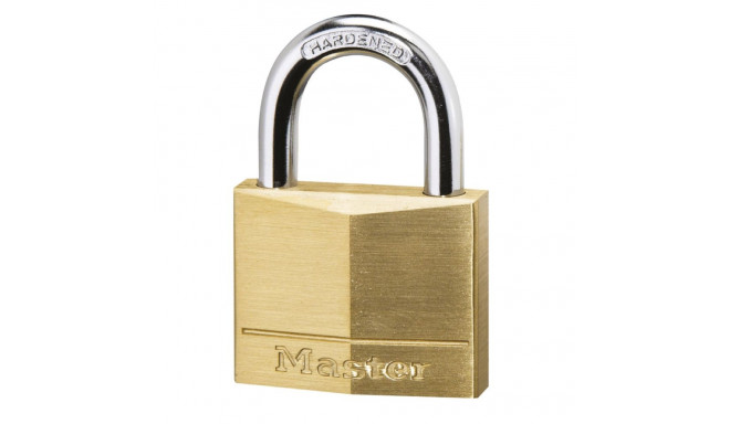 Master Lock Wide Solid Brass Padlock          22mm 140EURD