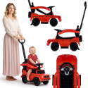 Jeździk pchacz chodzik dla dziecka Mercedes Benz G Klasa z popychaczem czerwony