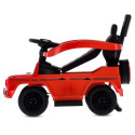 Jeździk pchacz chodzik dla dziecka Mercedes Benz G Klasa z popychaczem czerwony