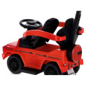 Jeździk pchacz chodzik dla dziecka Mercedes Benz G Klasa z popychaczem czerwony