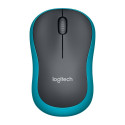 Logitech wireless mouse M185 Compact, blue EER Orient Packaging