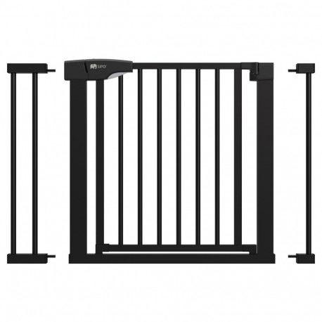 SIPO safety gates for stairs black SBS-SG02