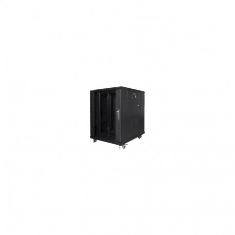 Lanberg Rack cabinet 19" free-standing 15U/600x800 (flat pack), black |