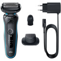 Braun Shaver 51-M1200s Operating time (max) 50 min, Wet & Dry, Black/Mint