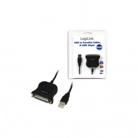 Logilink adapter USB 2.0 - Paralel (LPT) DB25 1,8m