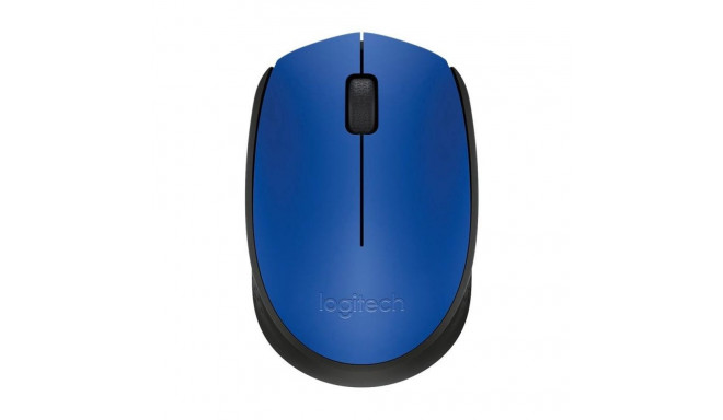MOUSE COMP WIRELESS LOGITECH M171 BLUE