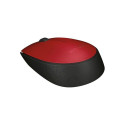 MOUSE COMP WIRELESS LOGITECH M171 RED