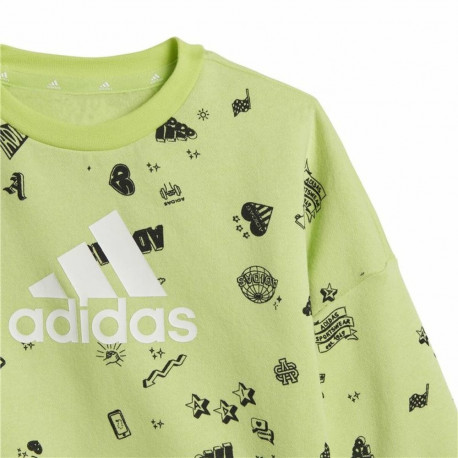 Children’s Tracksuit Adidas I Bluv Q3 Cset Green