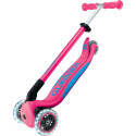 GLOBBER Primo Foldable Plus Lights (pink/light blue)