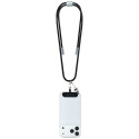 Karl Lagerfeld CBDY Ikonik Charm USB-C Cable / USB-C Lanyard - Black