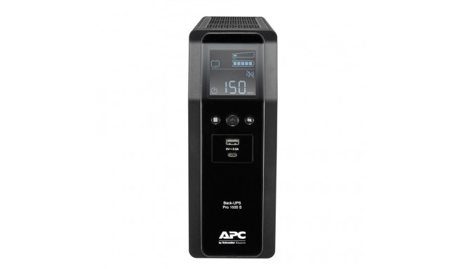 Back UPS Pro BR 1600VA, Sinewave,8 Outlets, AVR, LCD interface