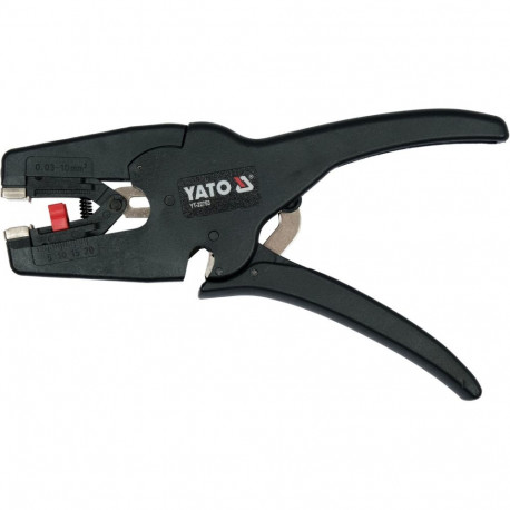 Yato automaatne juhtme eemaldaja YT-22753, 195mm, 0.03-10mm2, 32~8AWG, teras 65Mn, nailon, lõikab ju