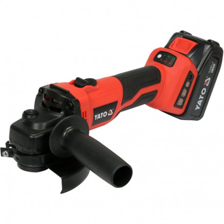 Yato YT-828295 cordless angle grinder, 18V, 125mm, 3000-8500 rpm, 2x4Ah, brushless motor, soft start