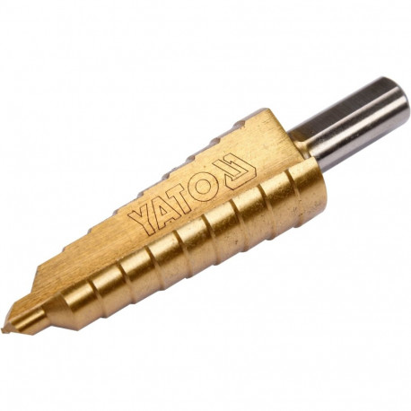 Yato Sammugrööv YT-44744, 6-20mm, 10 astet, HSS 4241, 75mm, 55mm, 4mm lõikevõime, titaan-nitriidiga 