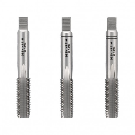 Keermepuur M12, 1,75Mm (3 Tk) YT-2939 YATO
