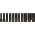 Löökpadrunite komplekt 1/2" (11 tk) YT-1054 YATO
