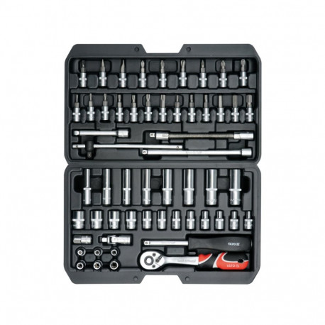 Socket Set 1/4" 56Pcs YT-14501 YATO