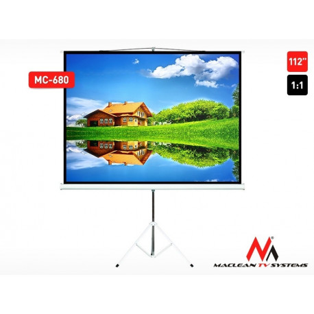 Projection screen MC-680 112" 1: 1 stand