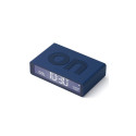 Lexon Flip Classic Two-sided Alarm Clock dark blue LR157DB9