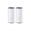 C1200 Whole Home Mesh Wi-Fi System | Deco E4 (2-pack) | 802.11ac | 867+300 Mbit/s | 10/100 Mbit/s | 