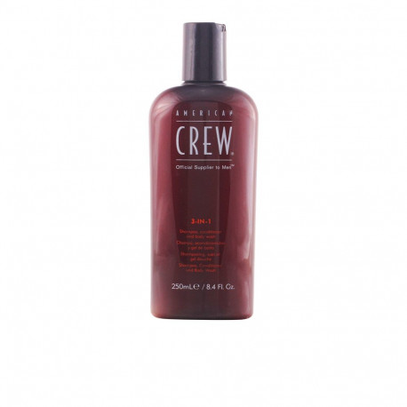 AMERICAN CREW CREW 3 IN 1 shampoo, conditioner & body wash 250 ml