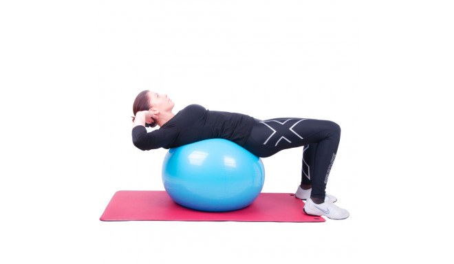 Võimlemispall Insportline 75 cm punane, kandevõime 600 kg