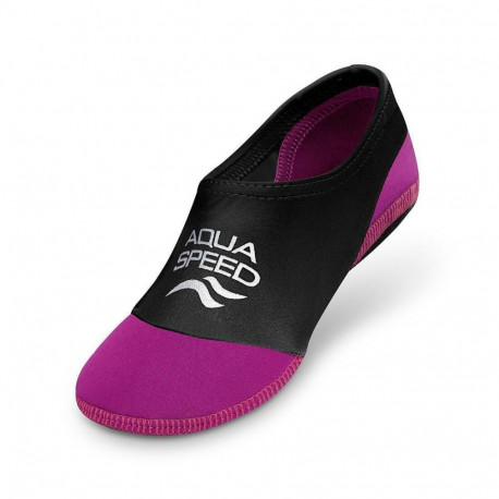 Ujumissokid Aqua Speed Neo must/lilla 19 - 20/21