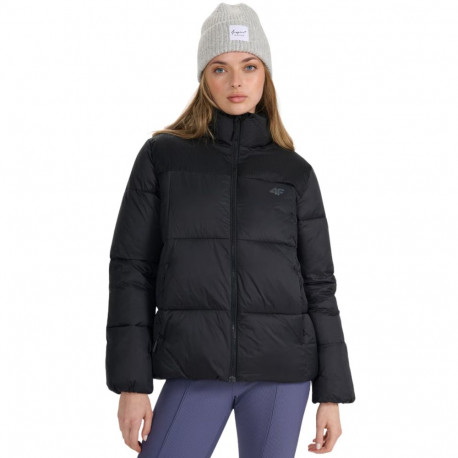 Kurtka damska pikowana 4F F581 głęboka czerń 4FWAW25TDJAF581 20S 2XL