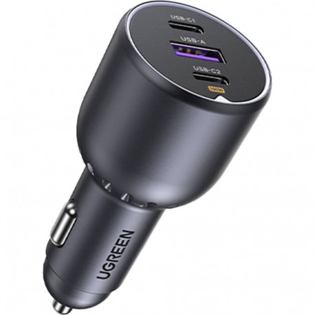 LadUgreen 130W 3-Port Fast Car Char grey (35025) 6941876230259