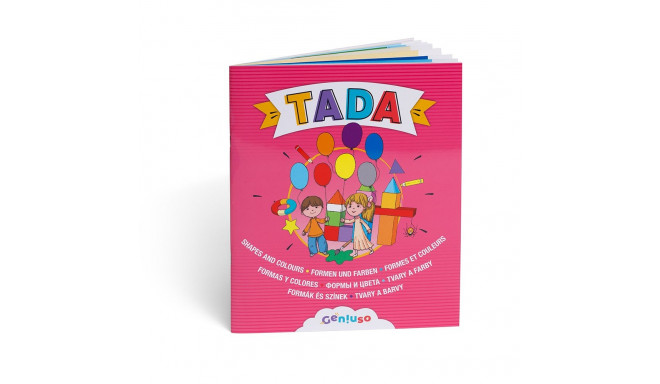 Geniuso TADA rääkiv raamat: kujundid ja värvid