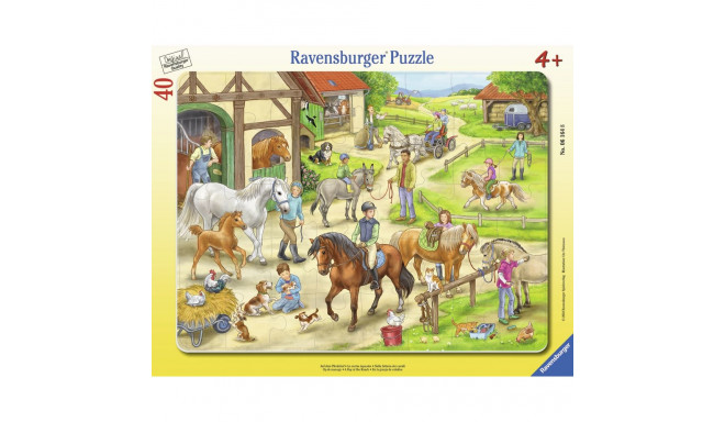 Ravensburger suur plaatpusle 40 tk Ratsabaas