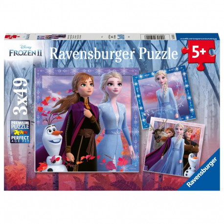 Ravensburger pusle  3x49 tk Frozen