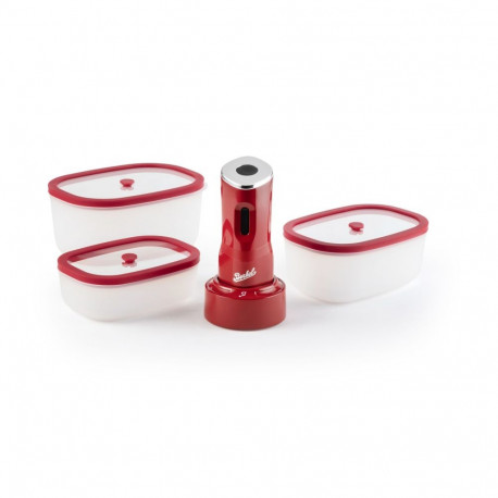 Berkel Icon Mini kõik-ühes vaakumpump punane komplekt