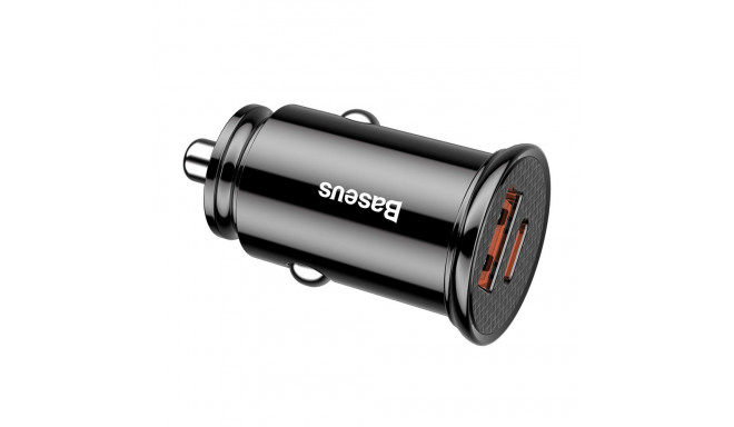 Universaalne auto kiirlaadija USB 4.0 QC 4.0 ja USB-C PD 3.0 SCP, must