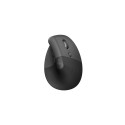 Logitech Lift Vertical for Business Wireless Mouse RF Wireless + Bluetooth, 4000 DPI, Graphite