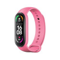 OEM Silicone strap for XIAOMI Mi Band 5 / 6 / 7 pink (37)